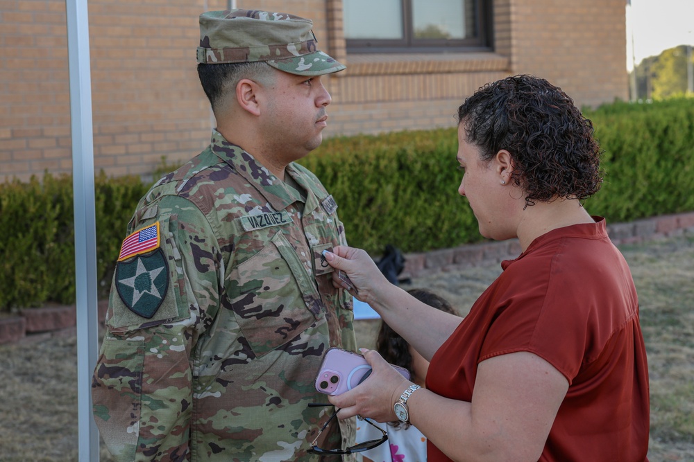 Staff Sgt. Jesus Vazquez Promotion Ceremony