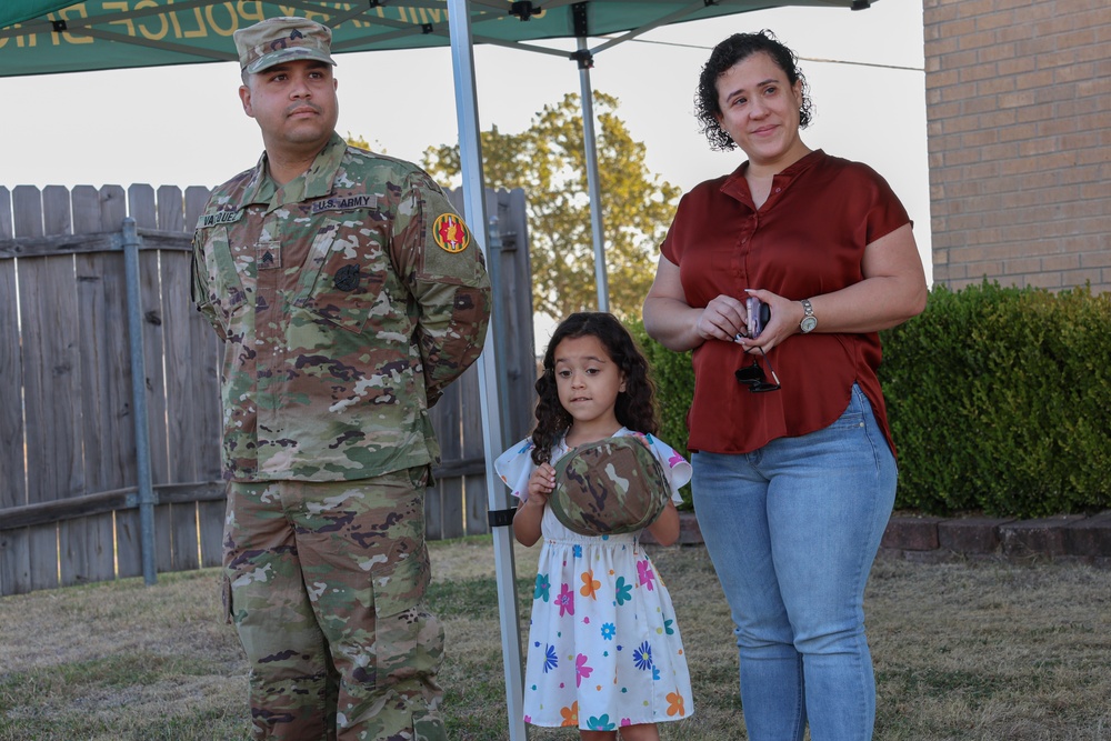 Staff Sgt. Jesus Vazquez Promotion Ceremony