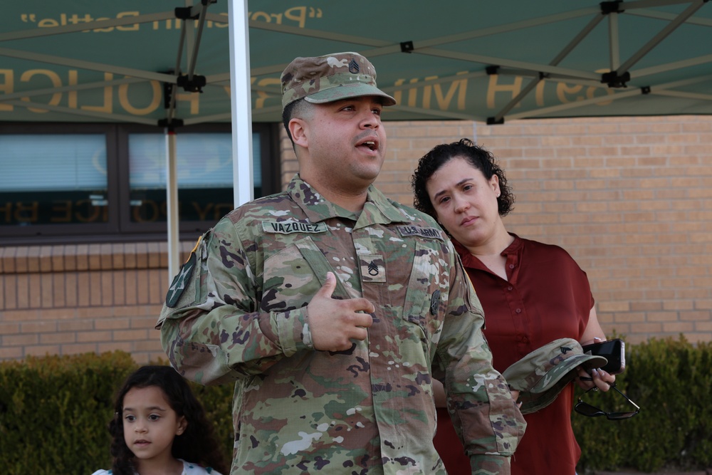 Staff Sgt. Jesus Vazquez Promotion Ceremony