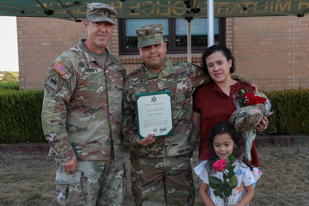 Staff Sgt. Jesus Vazquez Promotion Ceremony