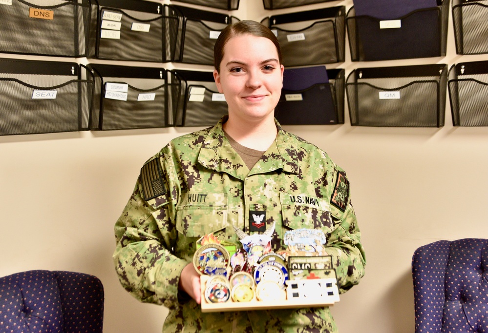 The Challenge Behind the Coin: HM2 Huitt’s journey through service