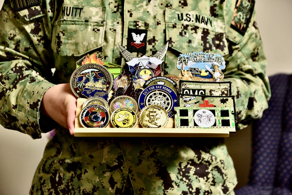 The Challenge Behind the Coin: HM2 Huitt’s journey through service