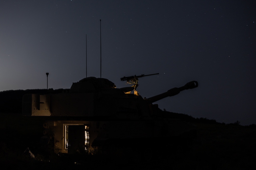 2nd Battalion, 82nd Field Artillery Regiment, 3rd Armored Brigade Combat Team, 1st Cavalry Division conducts Table 12