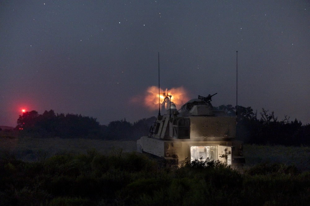 2nd Battalion, 82nd Field Artillery Regiment, 3rd Armored Brigade Combat Team, 1st Cavalry Division conducts Table 12