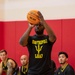 USS Tripoli Sailors participate in a basketball tournament
