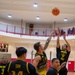 USS Tripoli Sailors participate in a basketball tournament