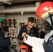 Class Bravo Fire Drill aboard the USS Cole