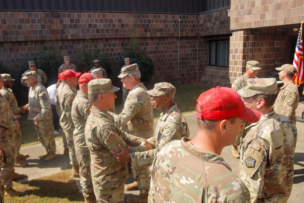 Florida National Guard Red Horse Squadron Recognized by South Carolina National Guard Deputy Adjutant General and the South Carolina National Guard 117th Engineer Brigade commander