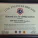 Florida National Guard Red Horse Squadron Recognized by South Carolina National Guard Deputy Adjutant General and the South Carolina National Guard 117th Engineer Brigade commander