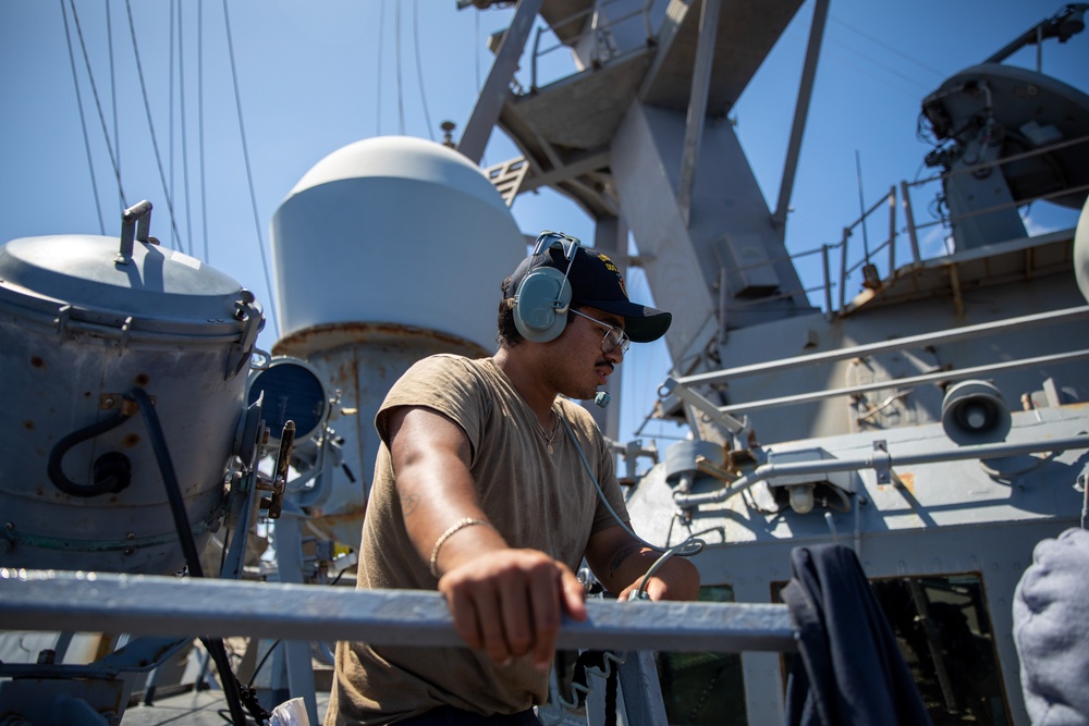 ITT Drill aboard the USS Cole