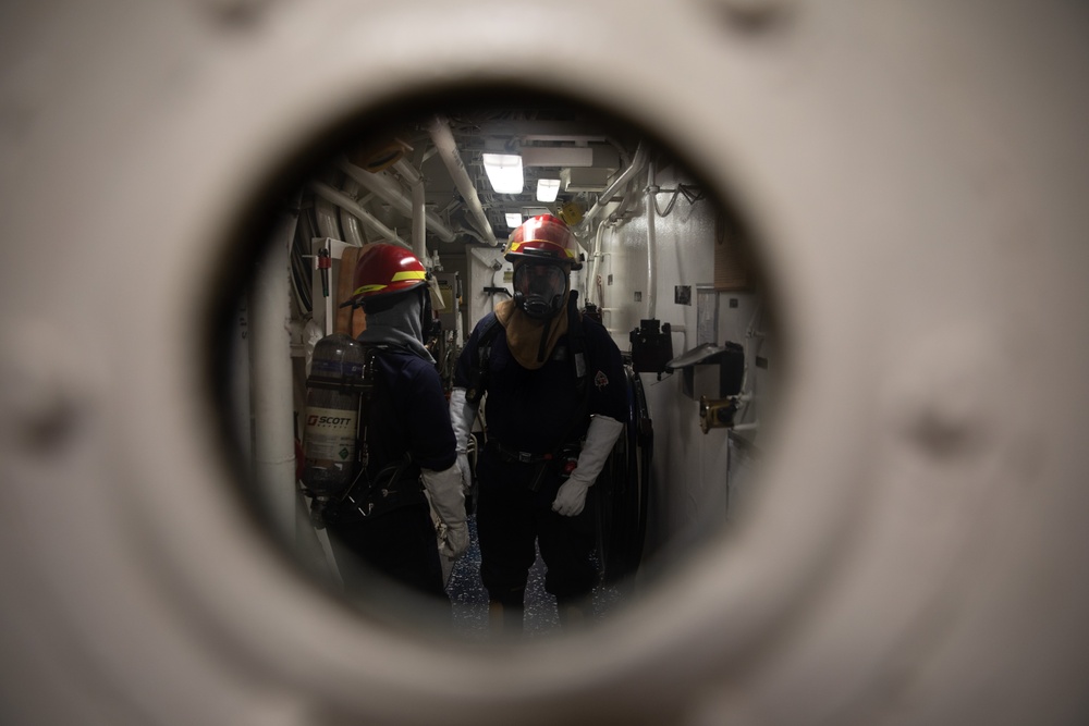 ITT Drill aboard the USS Cole