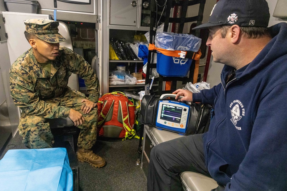 15th MEU Rides with San Francisco Fire Department EMS