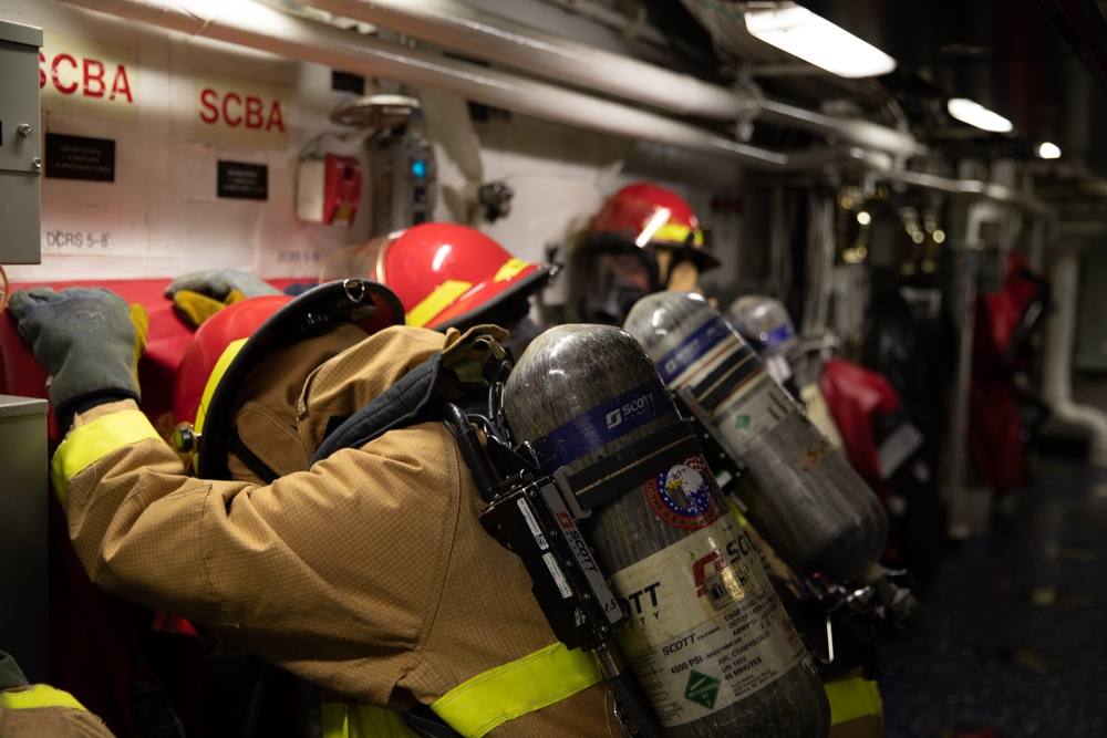 ITT Drill aboard the USS Cole