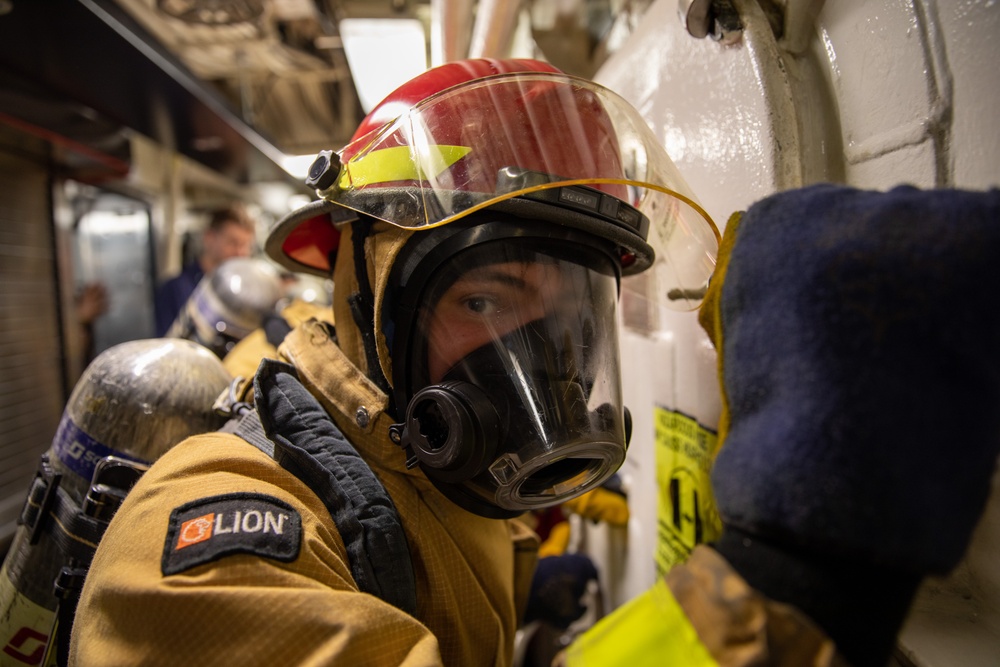 ITT Drill aboard the USS Cole