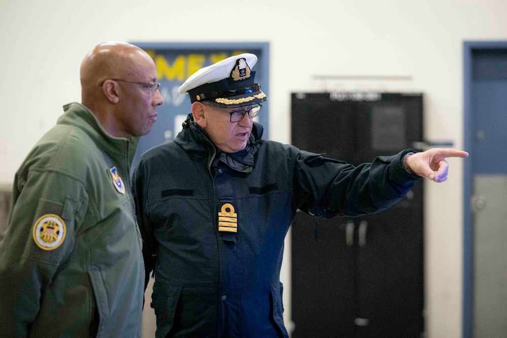 CJCS Tours P-8 Detachment Hanger