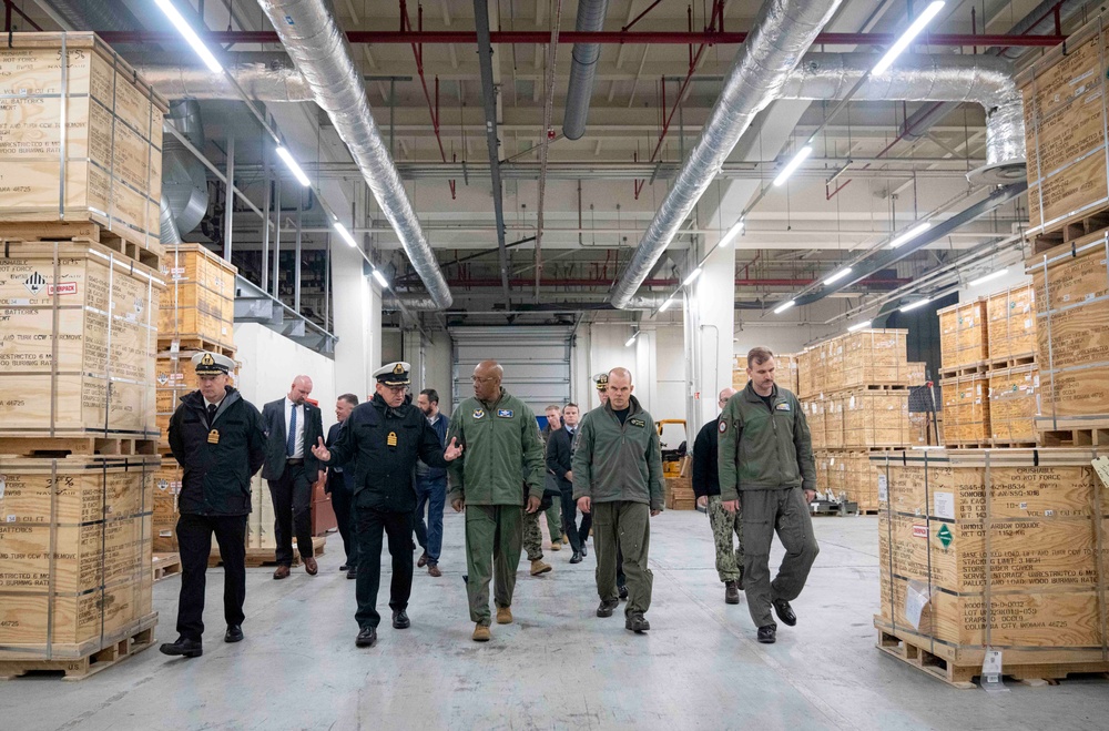 CJCS Tours P-8 Detachment Hanger