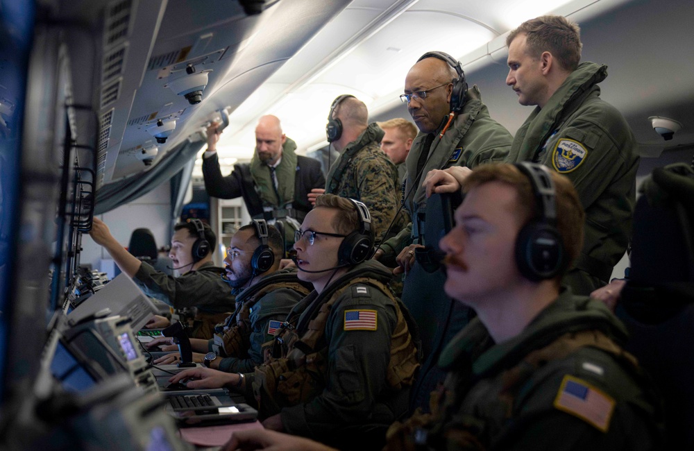 CJCS Participates in P-8 ASW Simulation