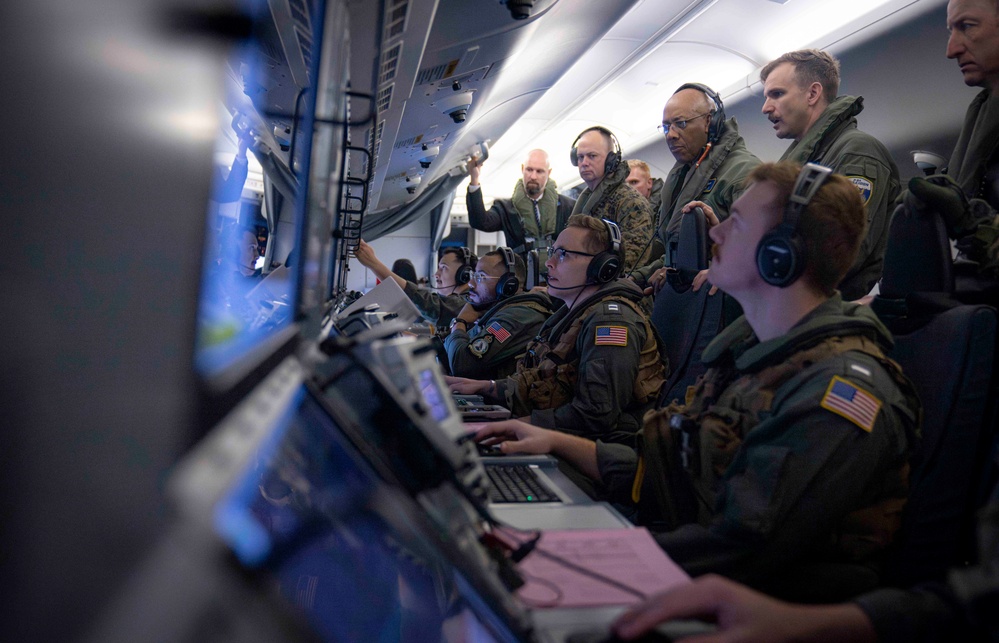 CJCS Participates in P-8 ASW Simulation