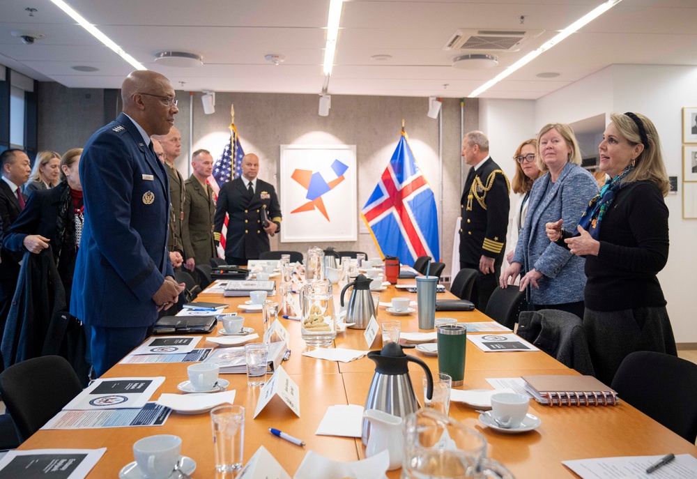 CJCS Meets with Ambassador to Iceland