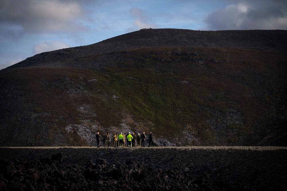 CJCS Tours Volcanic Area Defensive Barrier