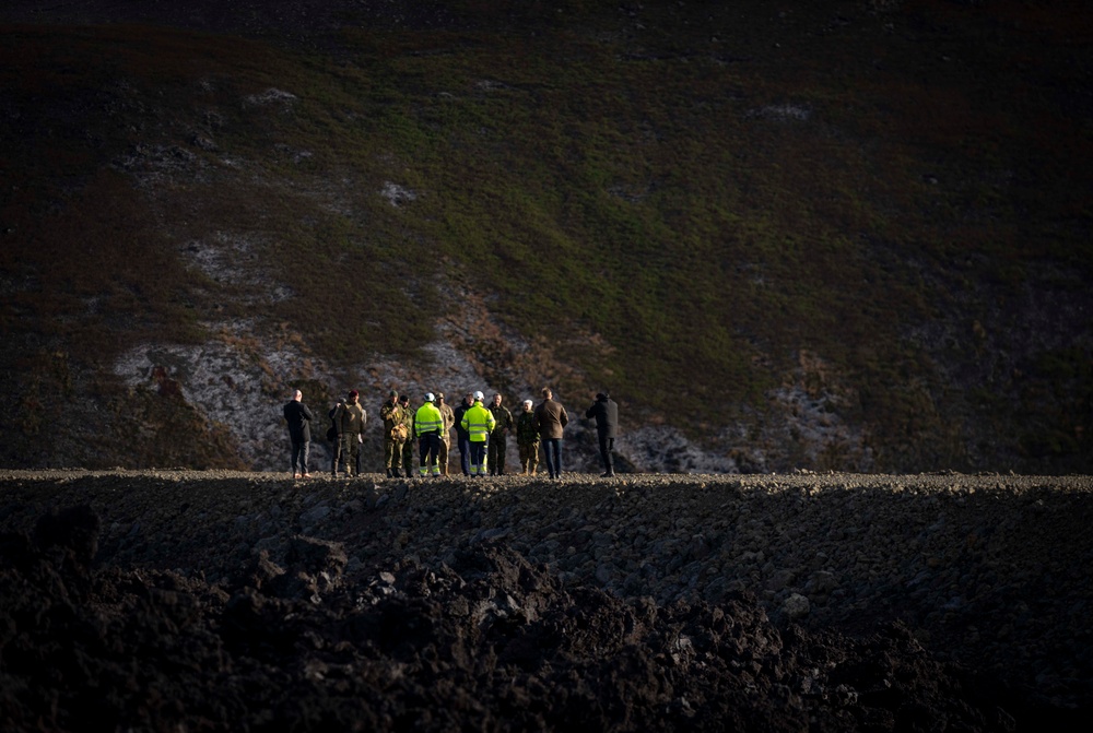 CJCS Tours Volcanic Area Defensive Barrier