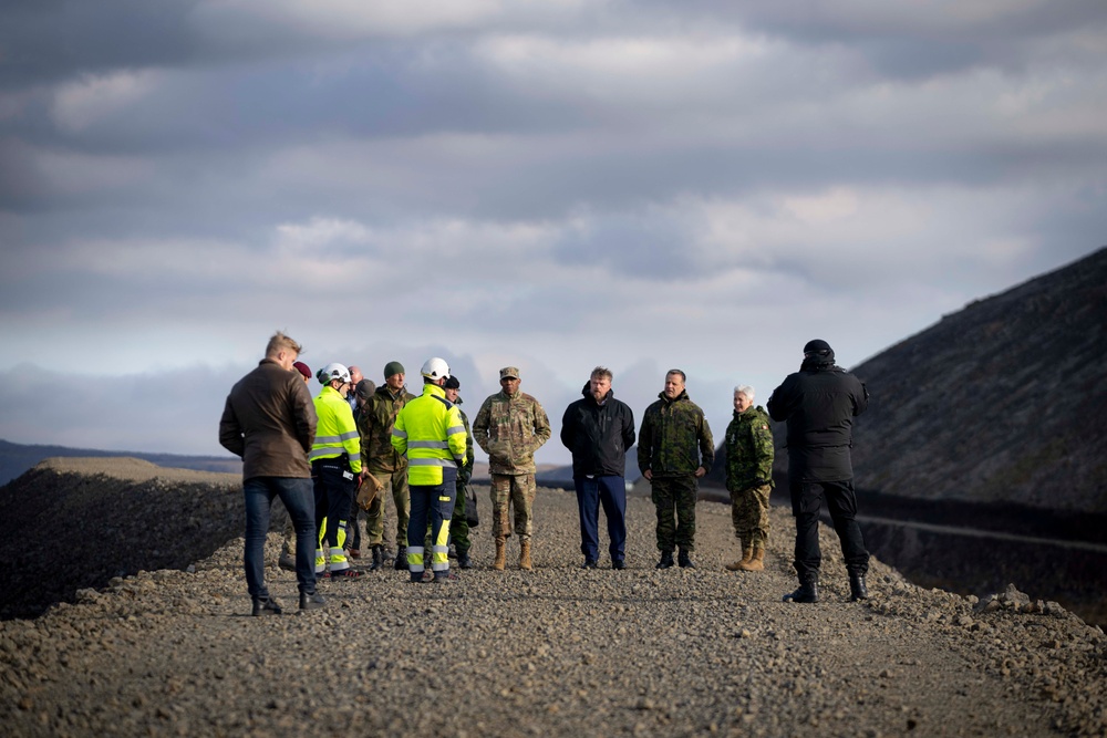 CJCS Tours Volcanic Area Defensive Barrier