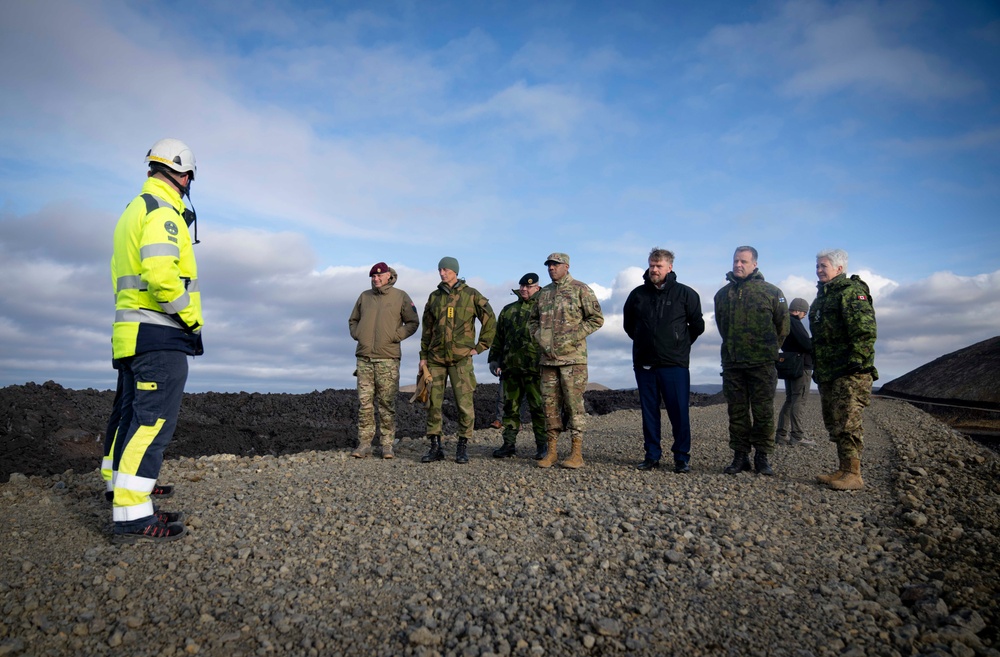 CJCS Tours Volcanic Area Defensive Barrier