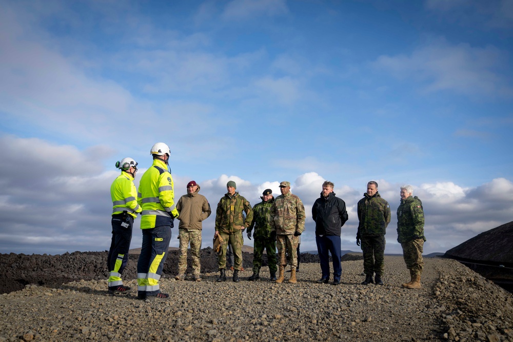 CJCS Tours Volcanic Area Defensive Barrier