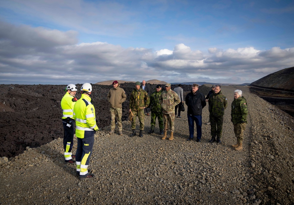 CJCS Tours Volcanic Area Defensive Barrier