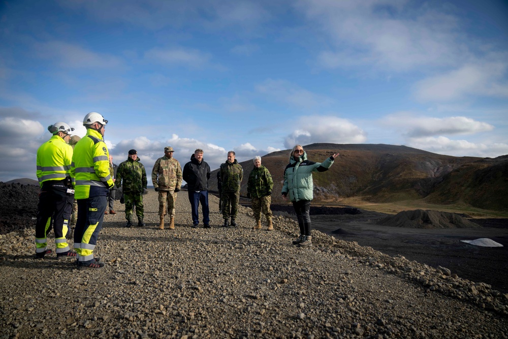 CJCS Tours Volcanic Area Defensive Barrier