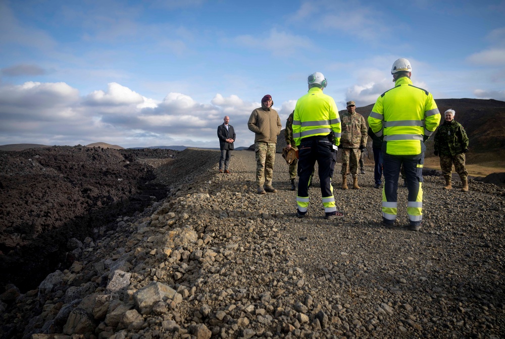 CJCS Tours Volcanic Area Defensive Barrier