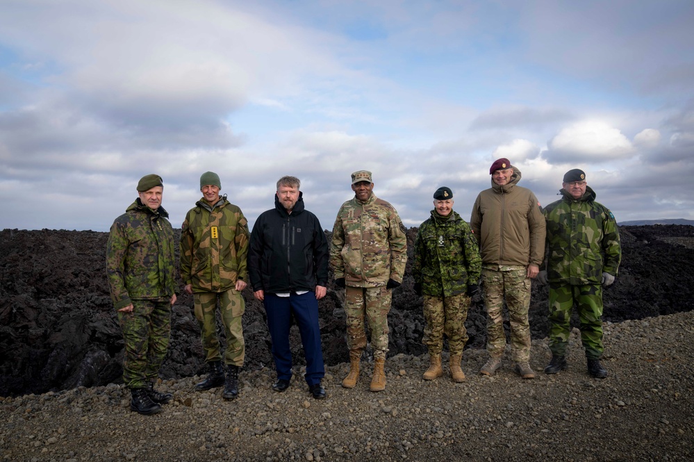 CJCS Tours Volcanic Area Defensive Barrier