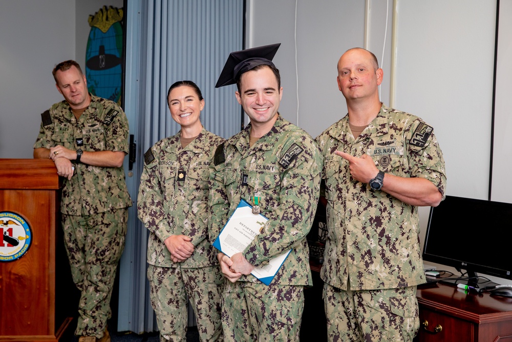 Commander Submarine Squadron 11 Awards-At-Quarters