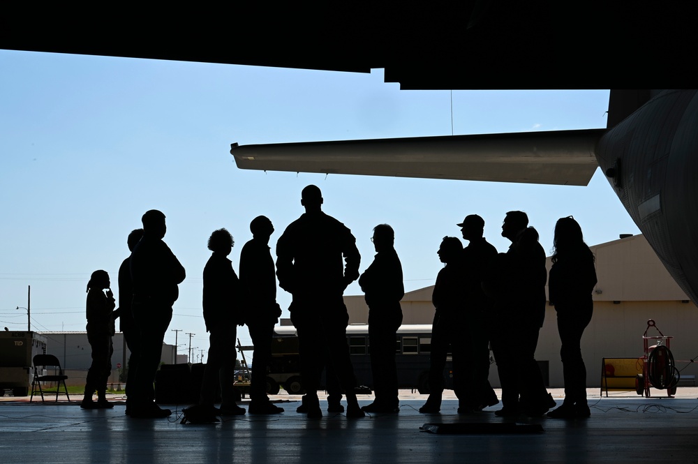 Dyess honorary commanders receive 317 AW mission tour