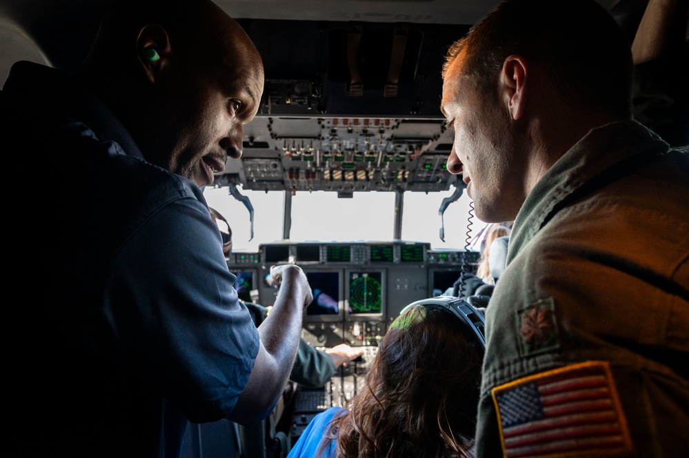 Dyess honorary commanders receive 317 AW mission tour