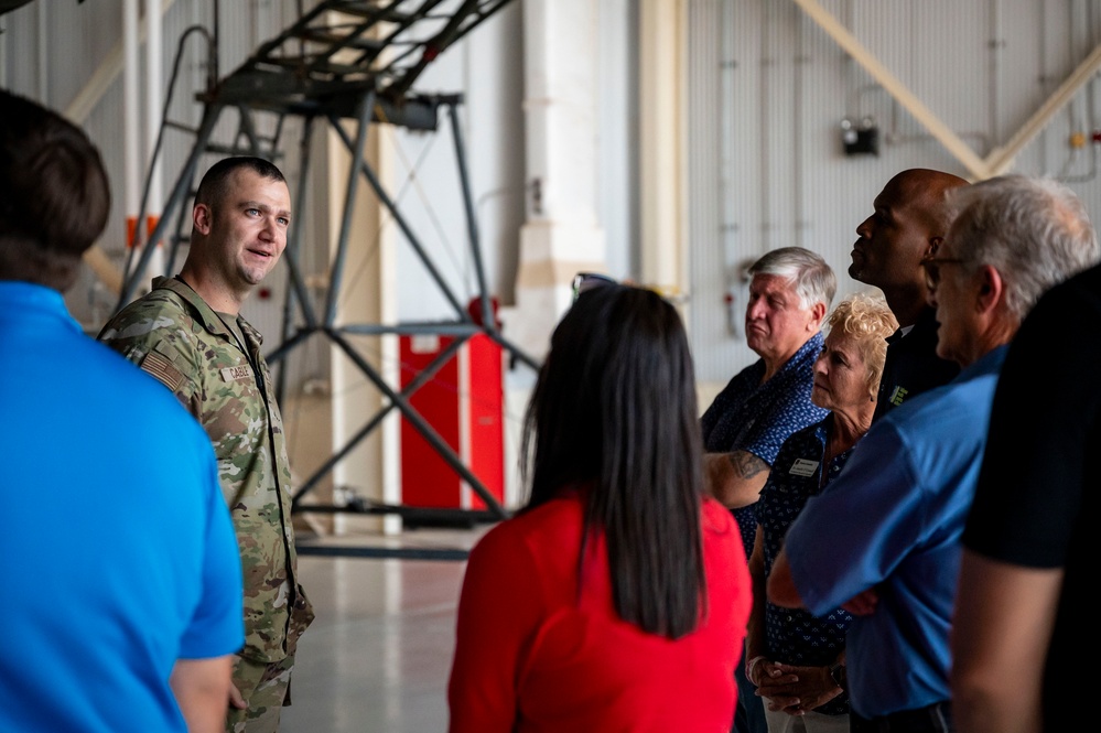 Dyess honorary commanders receive 317 AW mission tour