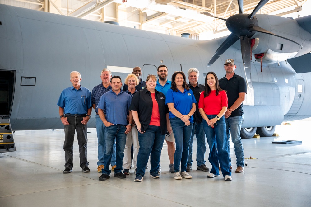 Dyess honorary commanders receive 317 AW mission tour