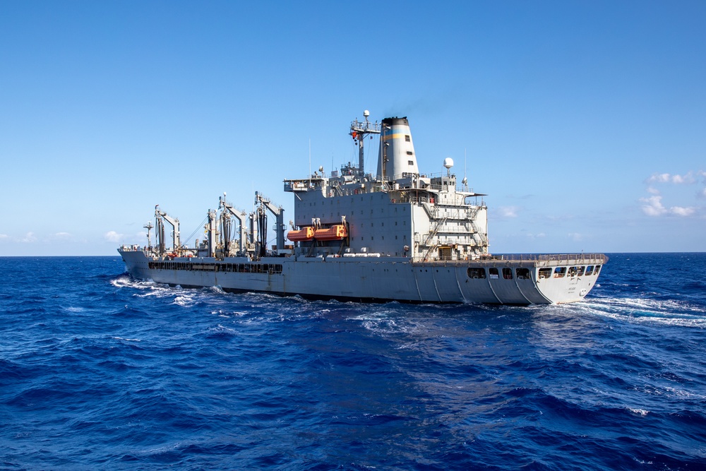 Replenishment-at-Sea aboard the USS Cole