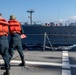 Replenishment-at-Sea aboard the USS Cole