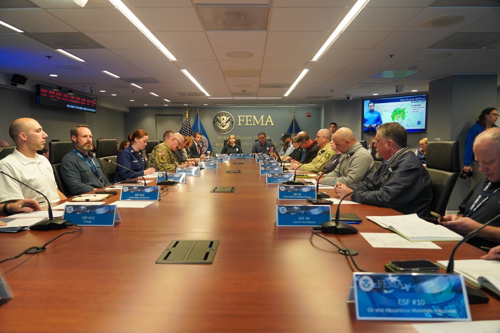 Secretary Buttegieg and Acting Deputy Secretary Canegallo Join FEMA Senior Officials for Hurricane Milton Briefing