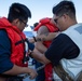 Replenishment-at-Sea aboard the USS Cole