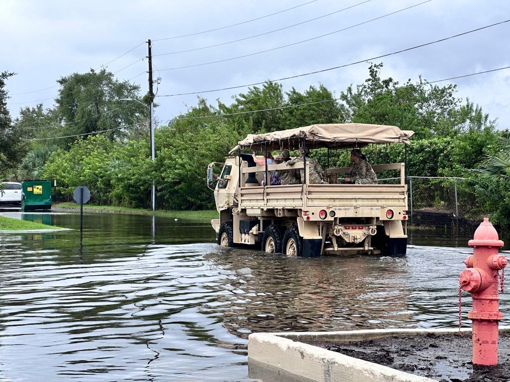 Florida National Guard Responds to Hurricane Milton