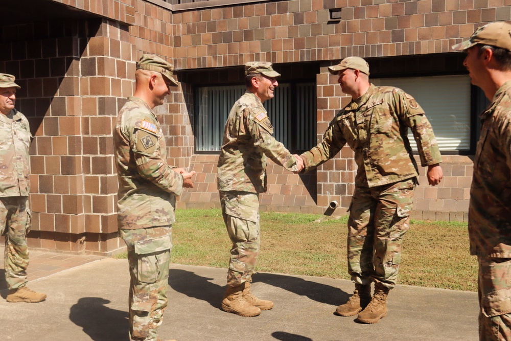 Florida National Guard Red Horse Squadron Recognized by South Carolina National Guard Deputy Adjutant General and the South Carolina National Guard 117th Engineer Brigade commander