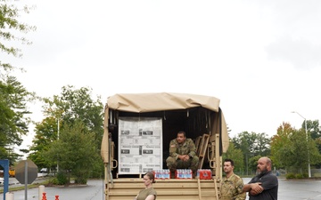 Army Water Distribution During Hurricane Helene Response Efforts