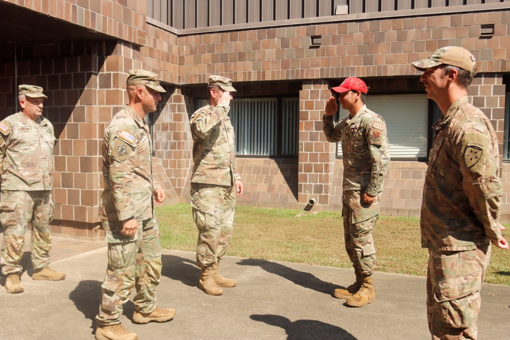 Florida National Guard Red Horse Squadron Recognized by South Carolina National Guard Deputy Adjutant General and the South Carolina National Guard 117th Engineer Brigade commander