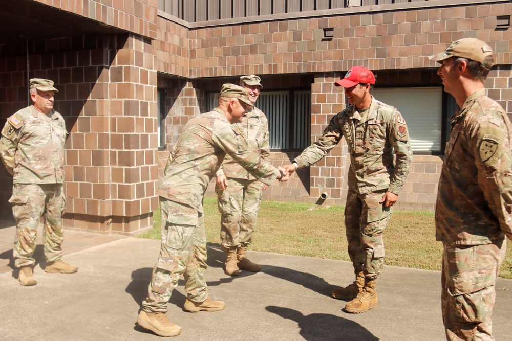 Florida National Guard Red Horse Squadron Recognized by South Carolina National Guard Deputy Adjutant General and the South Carolina National Guard 117th Engineer Brigade commander