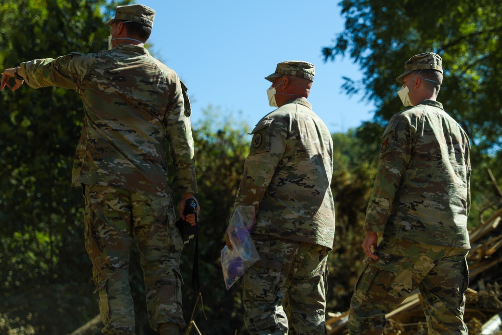 Tennessee National Guard 45th CST gather samples