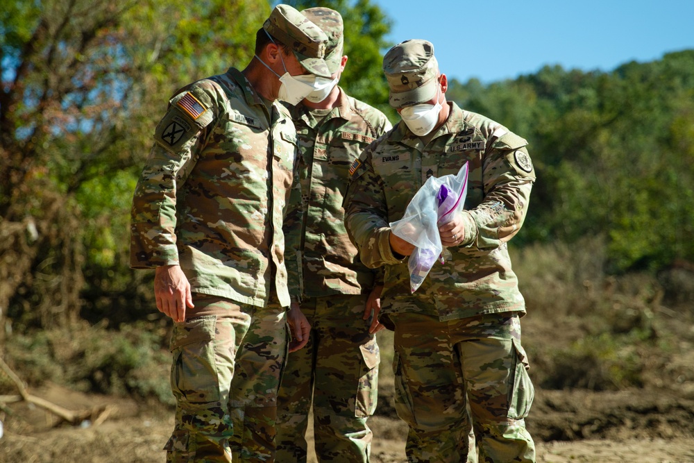 Tennessee National Guard 45th CST gather samples