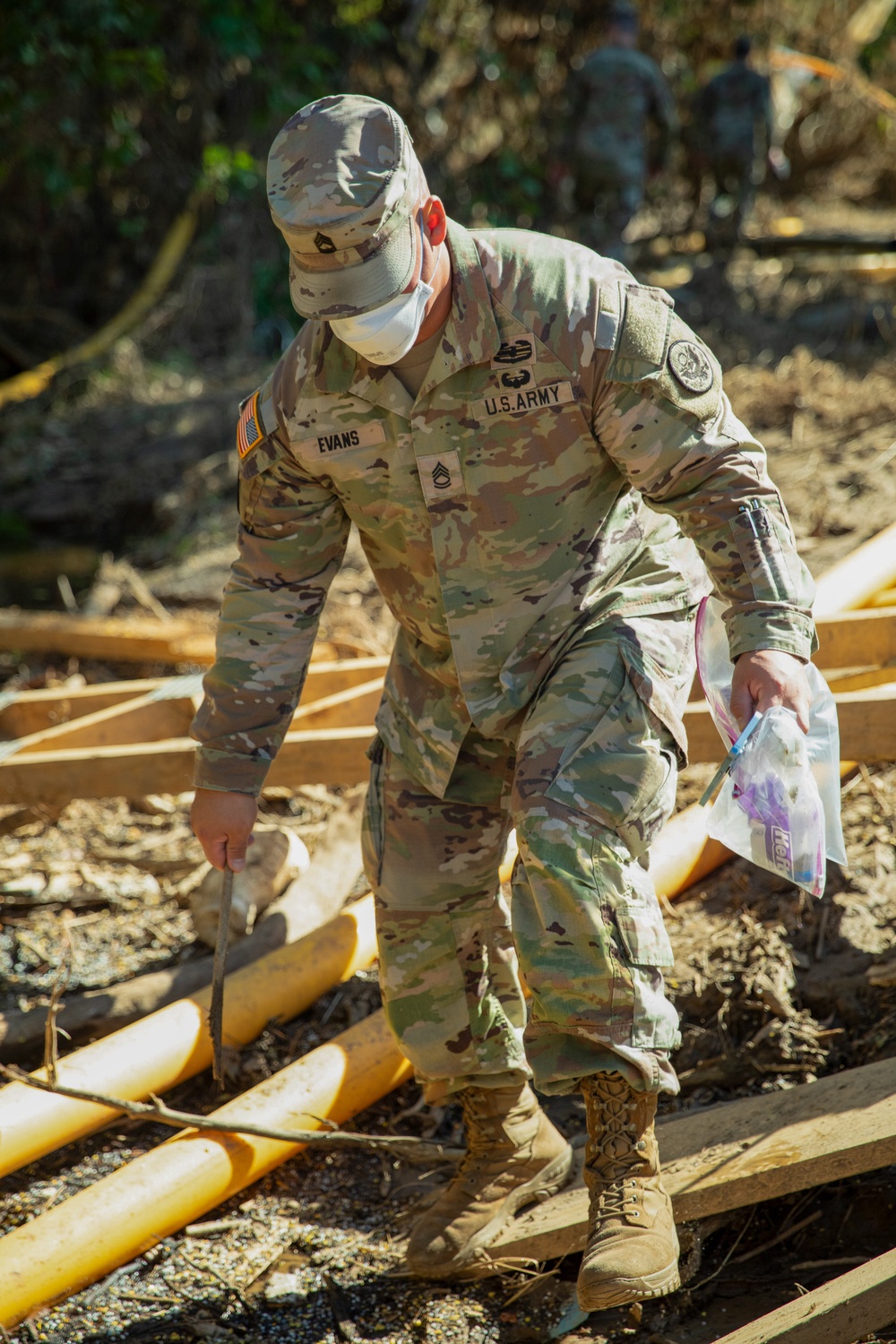 Tennessee National Guard 45th CST gather samples