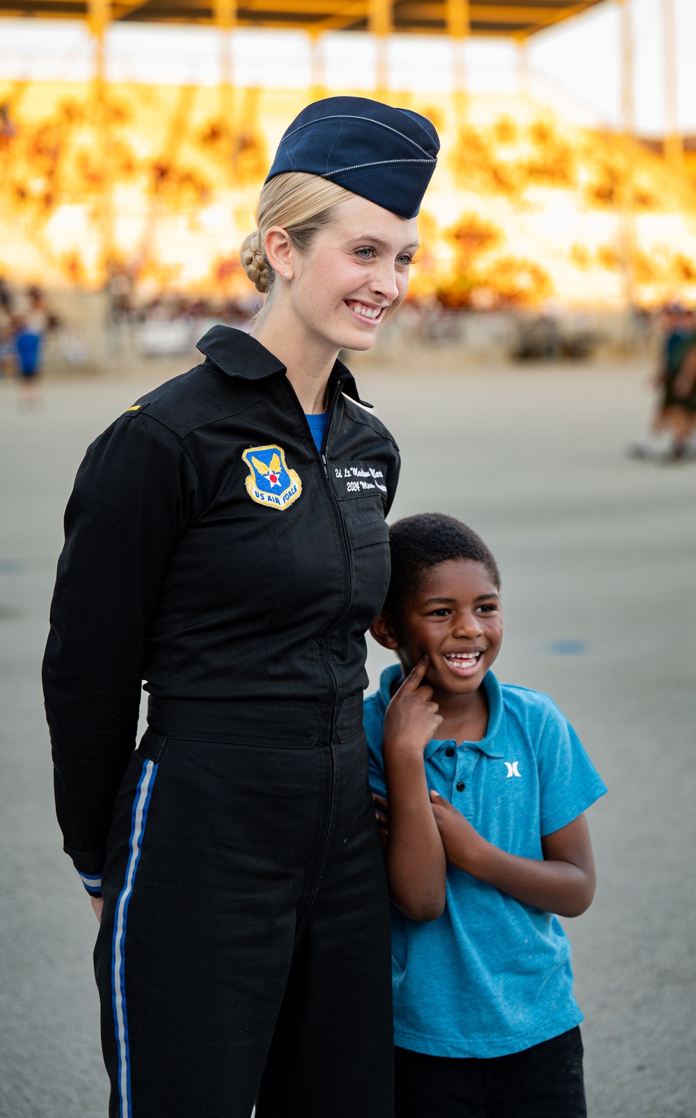 Miss America Visits Basic Military Training